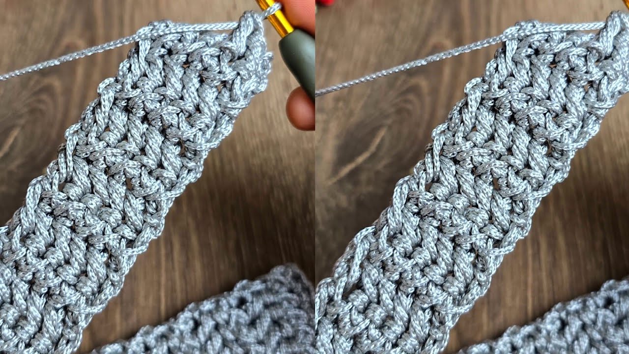 WOW!! Great idea~ HOW to make a gorgeous, e non-stretchy bag handle. #crochet #diy
