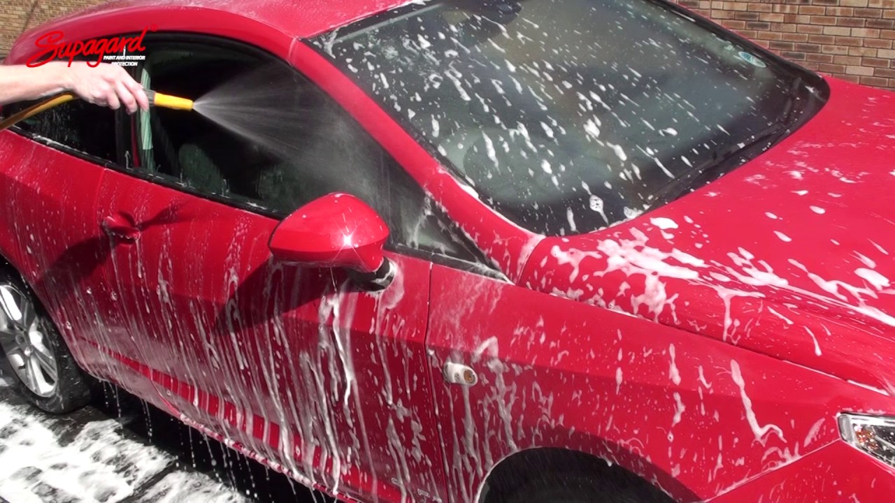 Supagard pH Neutral Shampoo: Washing your car