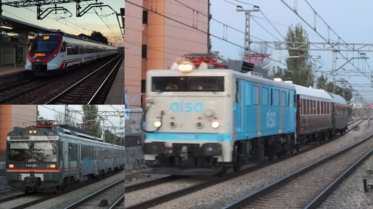 Ferrocarril Español:Alsa Rail 269(Patricia) + Coches de Viajeros del Tren azul,Mercancias,Regional.
