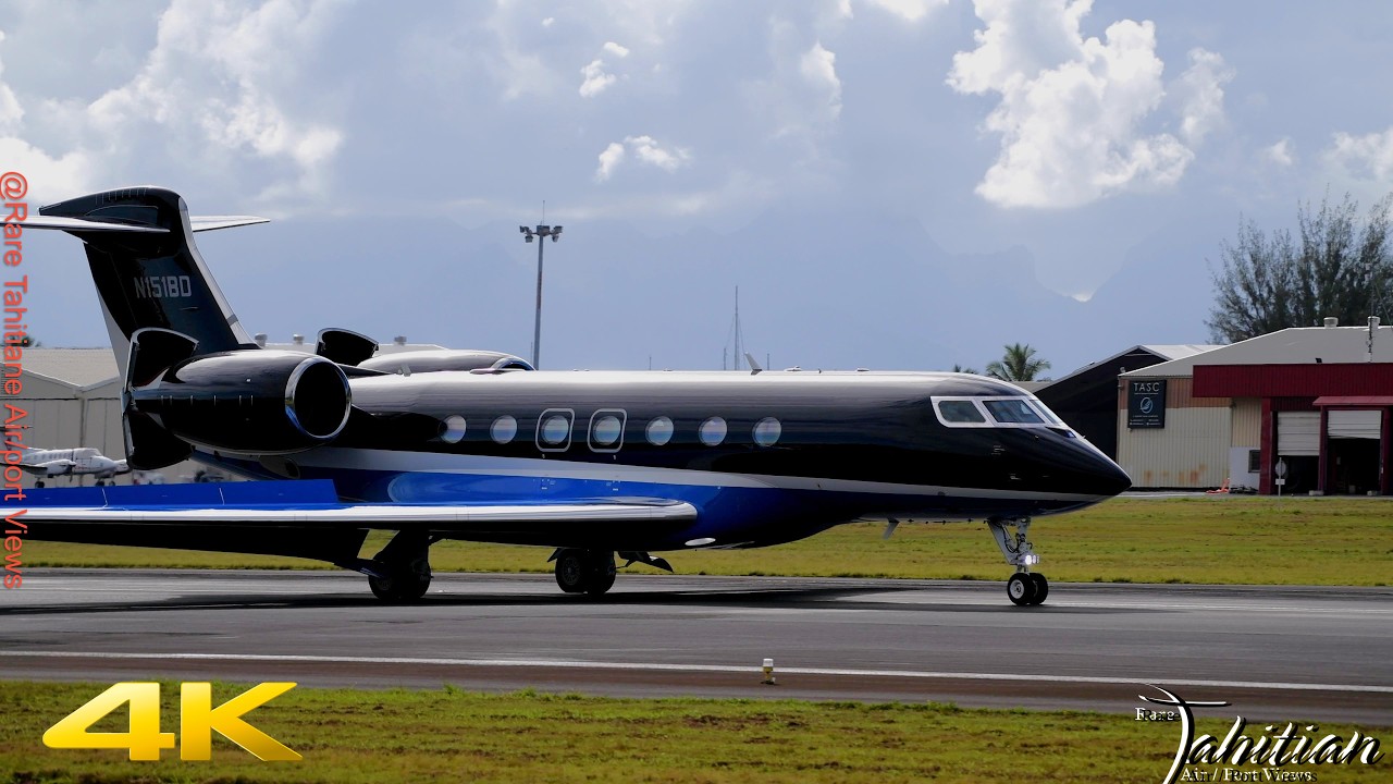 Feb 7, 2025: G600 reg N151BD was seen at Tahiti Int'l