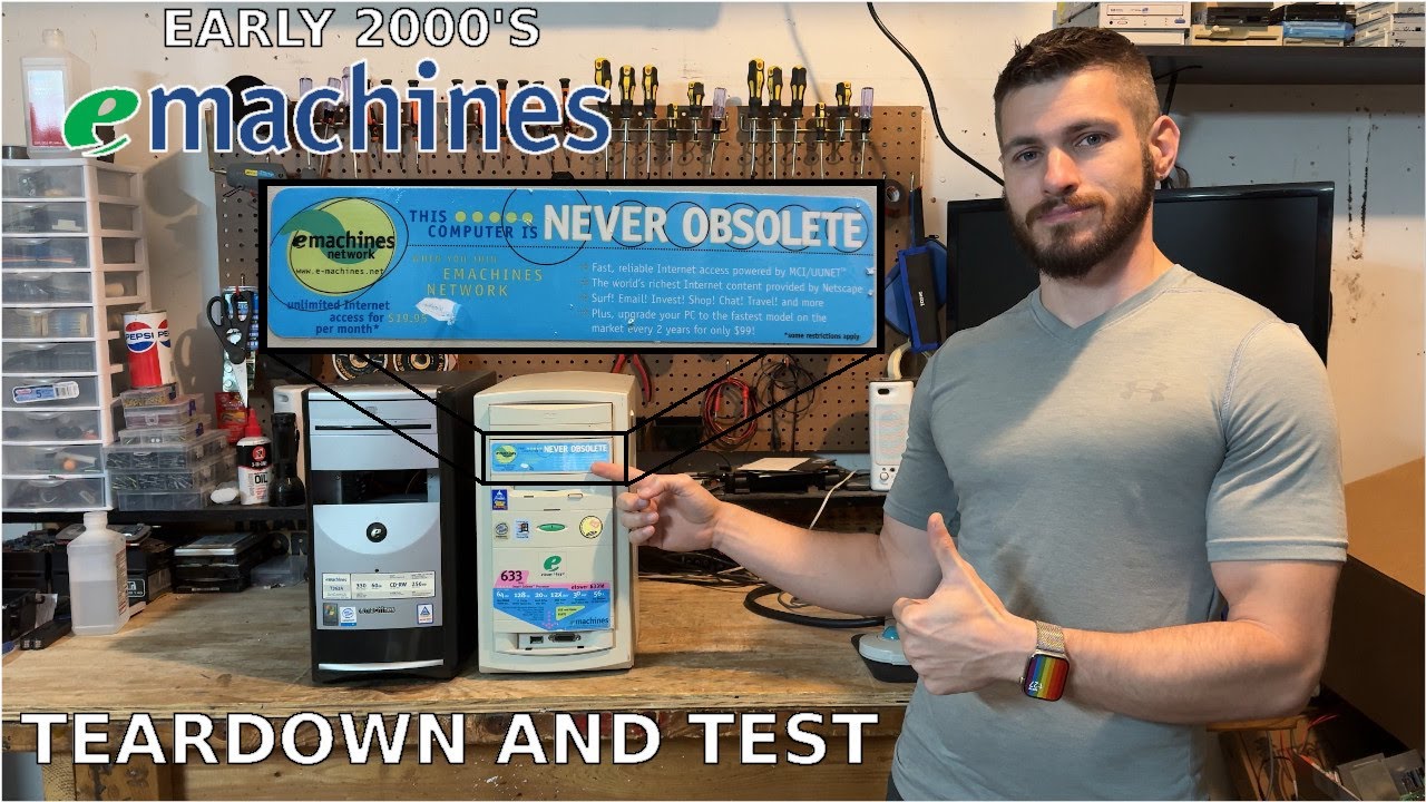 Early 2000's eMachines! Teardown and test.