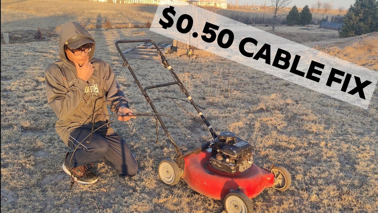 I Made A CHEAP Fix For Lawnmower Cables That Don't Work, Universal 