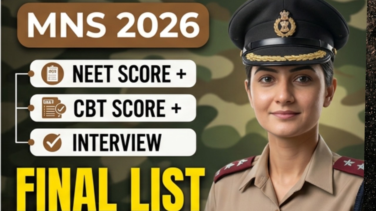 MNS 2026 Final Merit List Basis | MNS 2026 Cutoff | MNS 2026 Shortlisted Candidates List | MNS Cu...