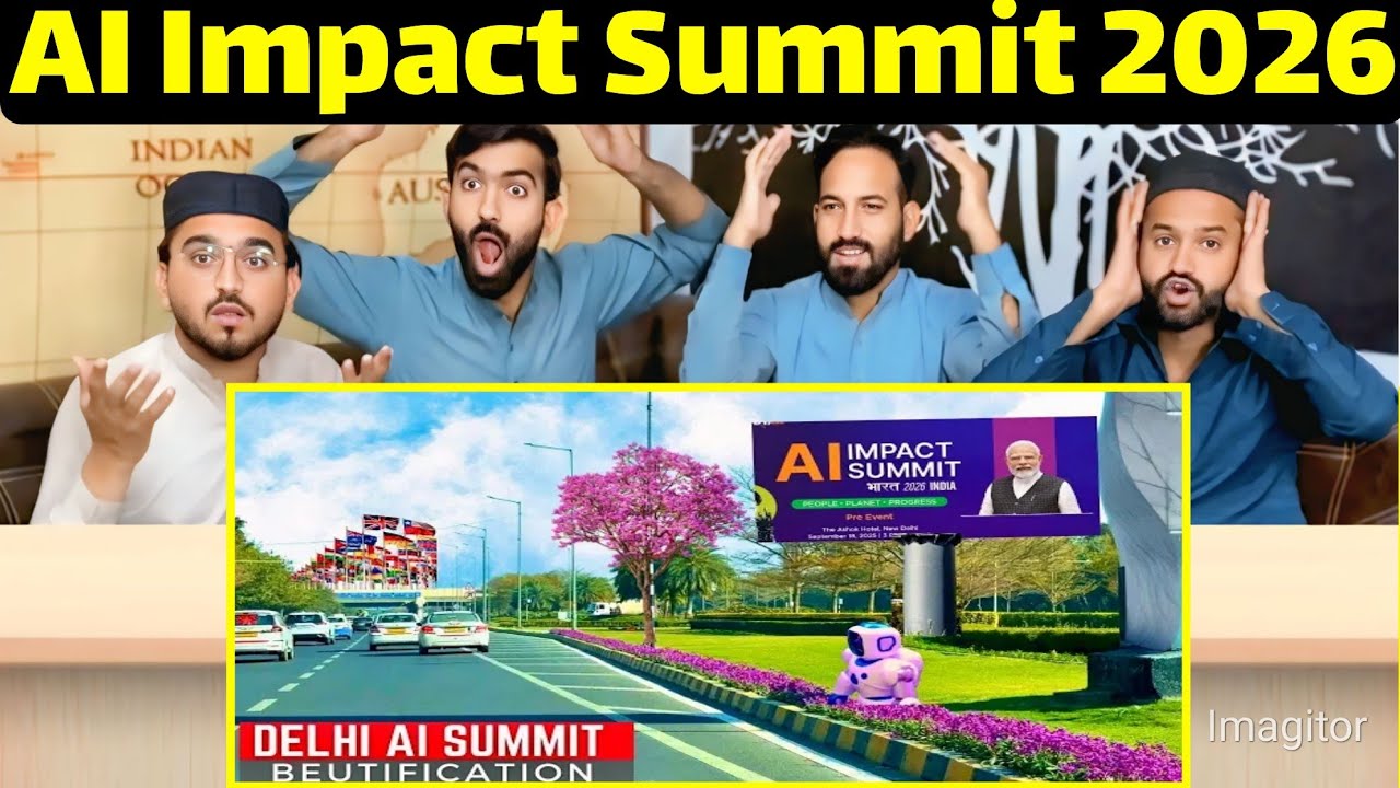 Reaction On  AI Impact Summit 2026 | Delhi Roads Beautification & World-Class Makeover