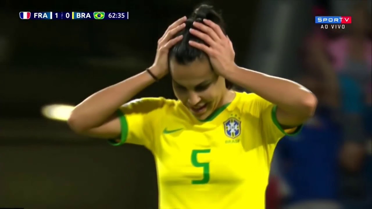O DIA QUE A SELAÇÃO  BRASILEIRA FEMININA PERDEU (BRASIL 1X2 FRANÇA)