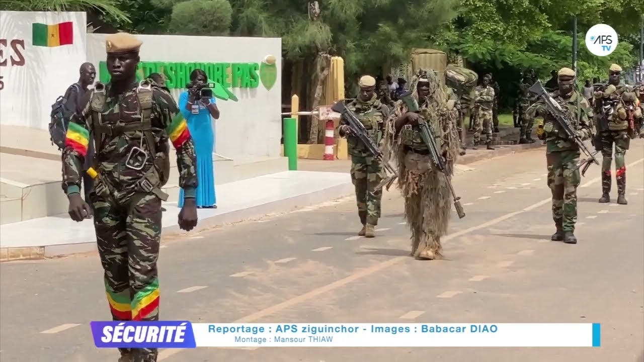 Ziguinchor : le nouveau commandant de la zone militaire numéro 5 officiellement installé