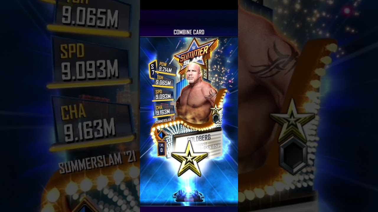 Goldberg Fusion Pro Animation - Summerslam 21 - WWE Supercard Season 7