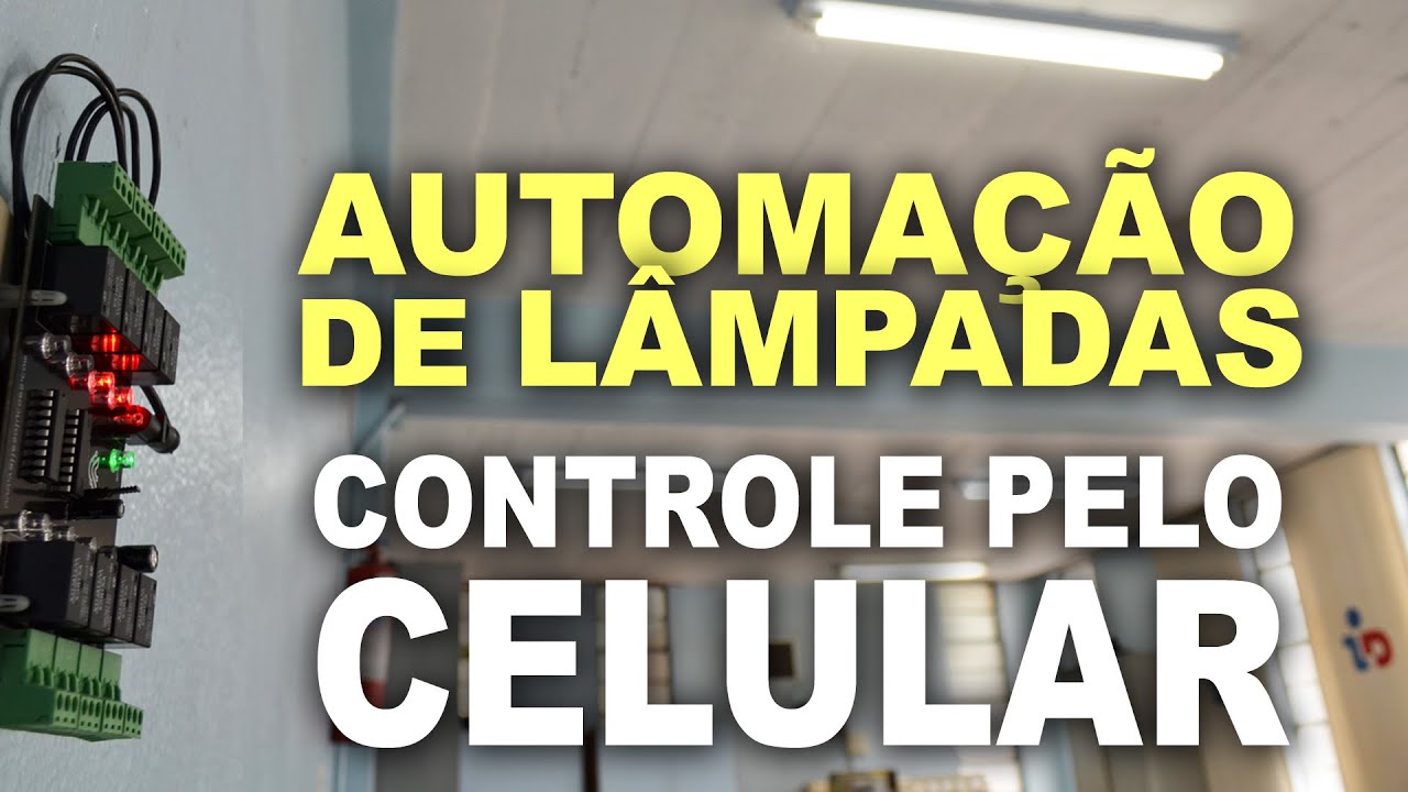 Acionamento de lâmpadas via placa Bluetooth de automação residencial