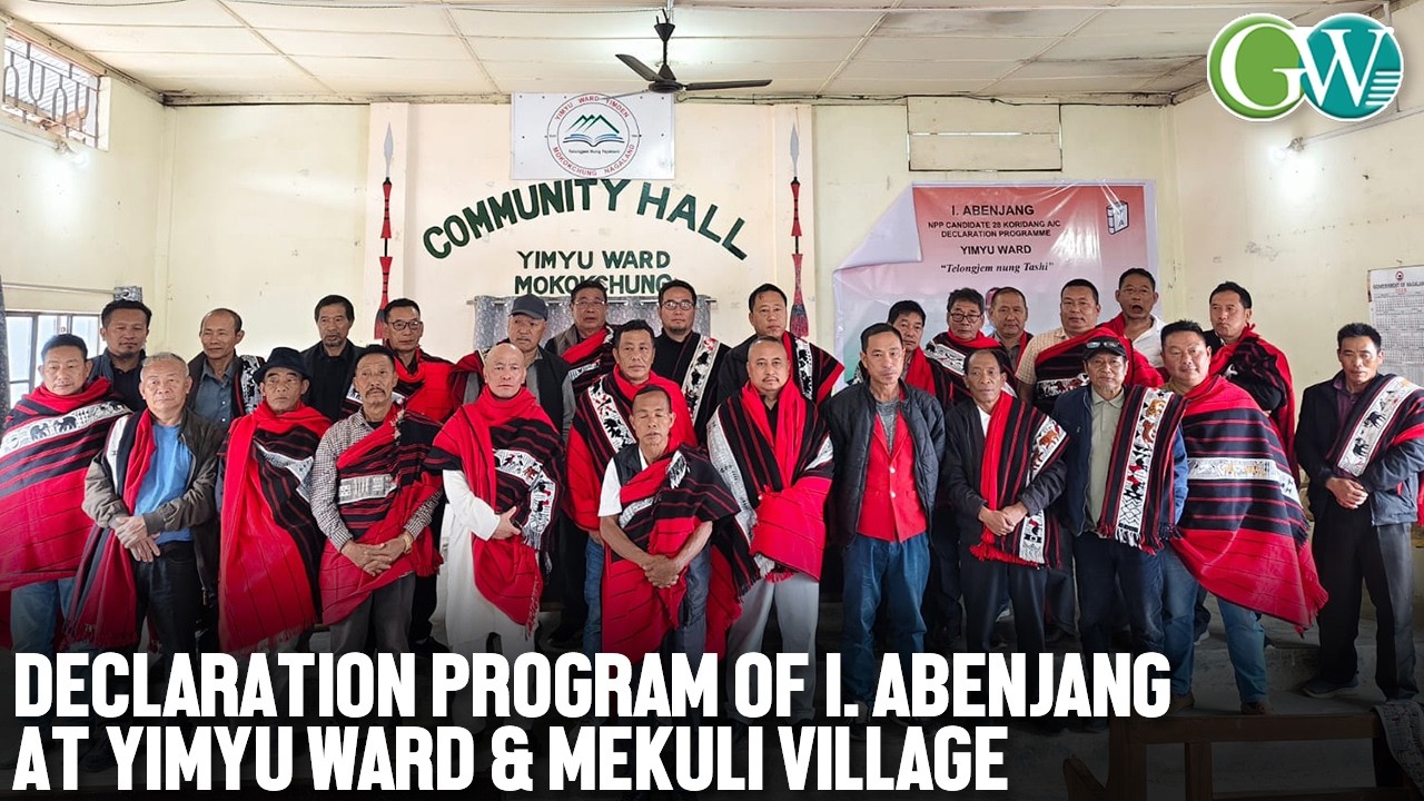 KORIDANG BYE-ELECTION: DECLARATION PROGRAM OF NPP CANDIDATE I. ABENJANG AT YIMYU WARD & MEKULI VILL.