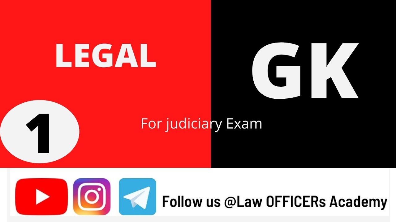 legal g.k for judiciary exam ( Djs, mpcjs,gjs & various state judiciary exam)