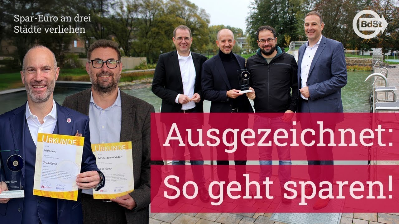 Ausgezeichnet: Drei Beispiele, wie Städte Steuergeld sparen können | Spar-Euro 2025