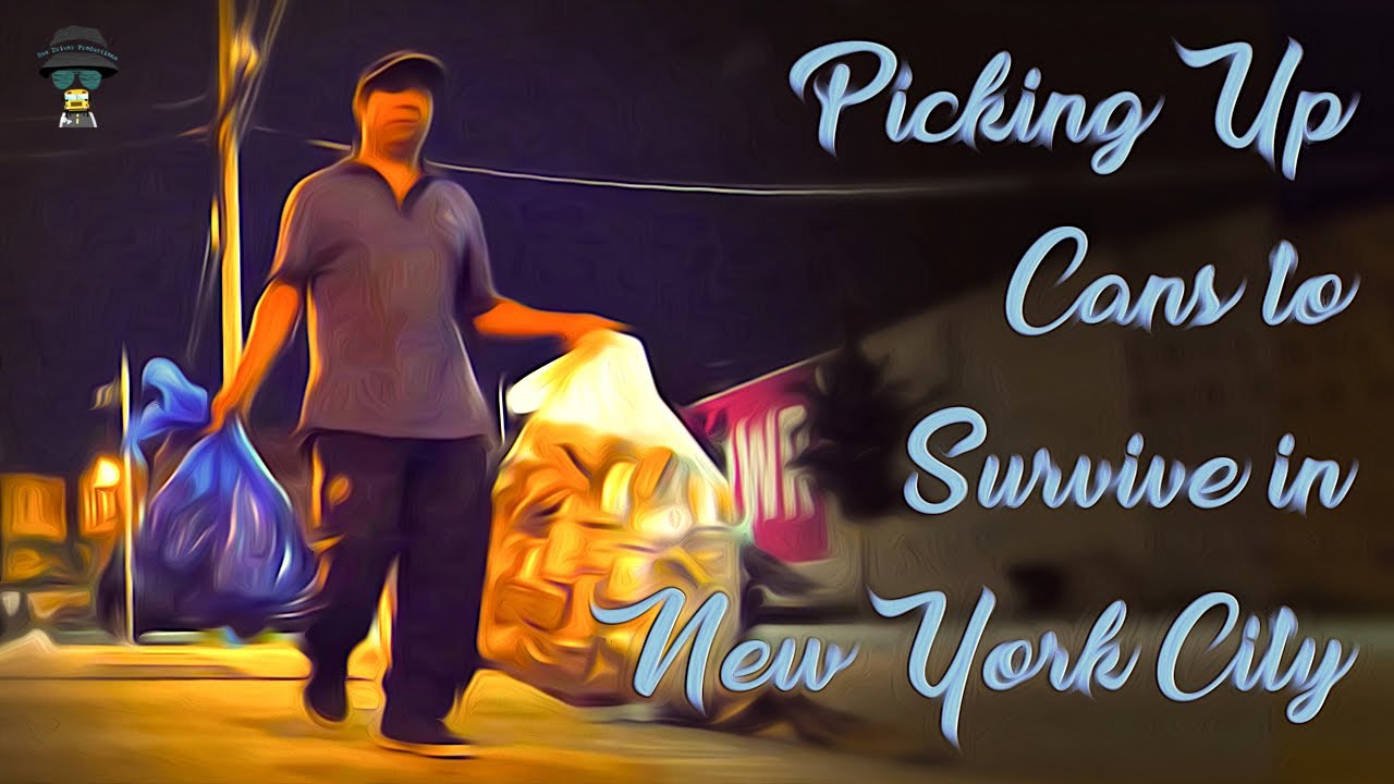 Picking Up Cans To Survive In New York City - Bus Driver Experience