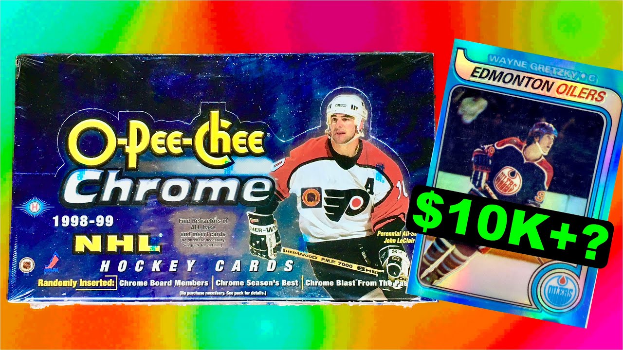 GRETZKY REFRACTOR ROOKIE?!? - 1998-99 O-Pee-Chee Chrome Hockey Hobby Box Break