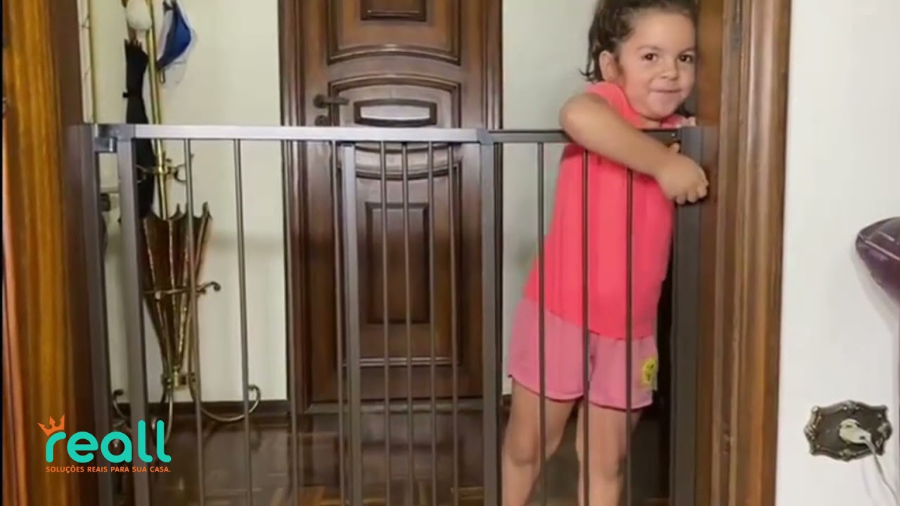 Grade/Porta de Seguran&ccedil;a Articul&aacute;vel | Crian&ccedil;as e Pets | De 58 a 100cm