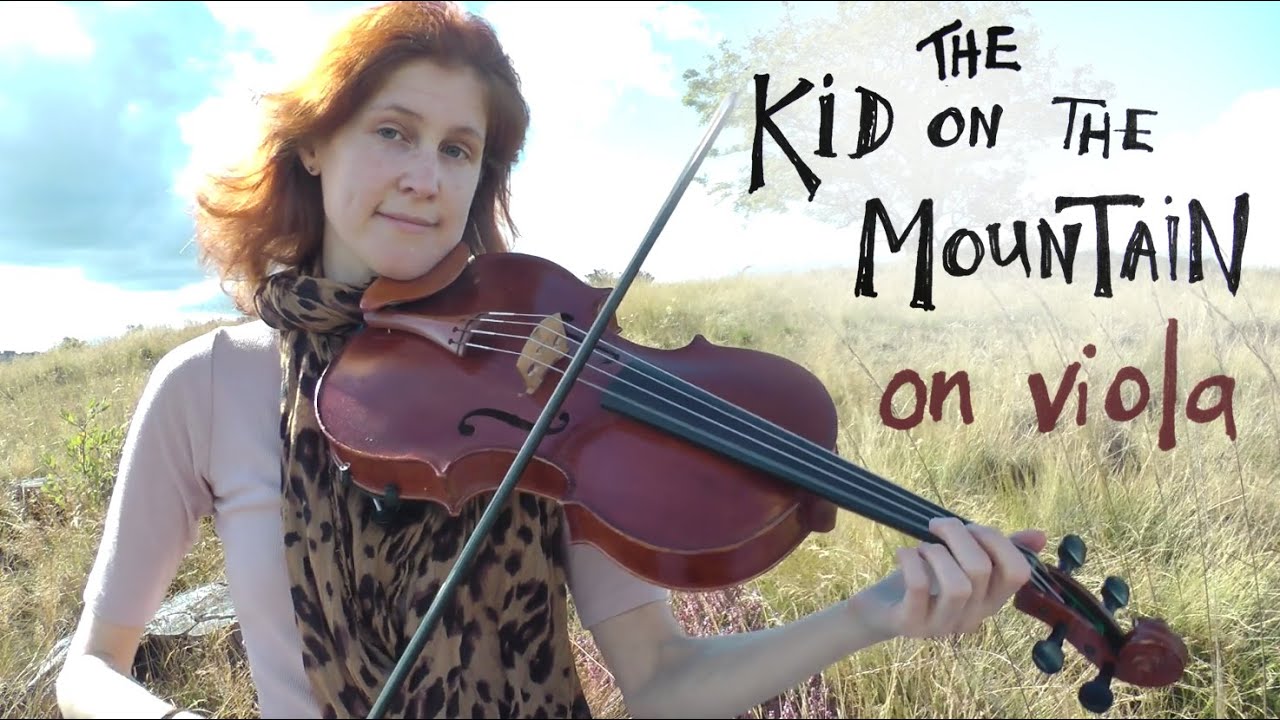 Irish fiddle tune on viola – The Kid on the Mountain [slipjig]