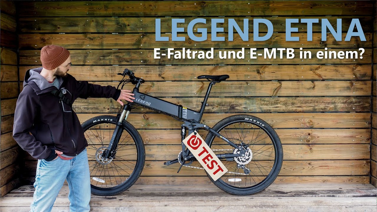E-Mountainbike lässt sich falten: Das Legend Etna überrascht im Test