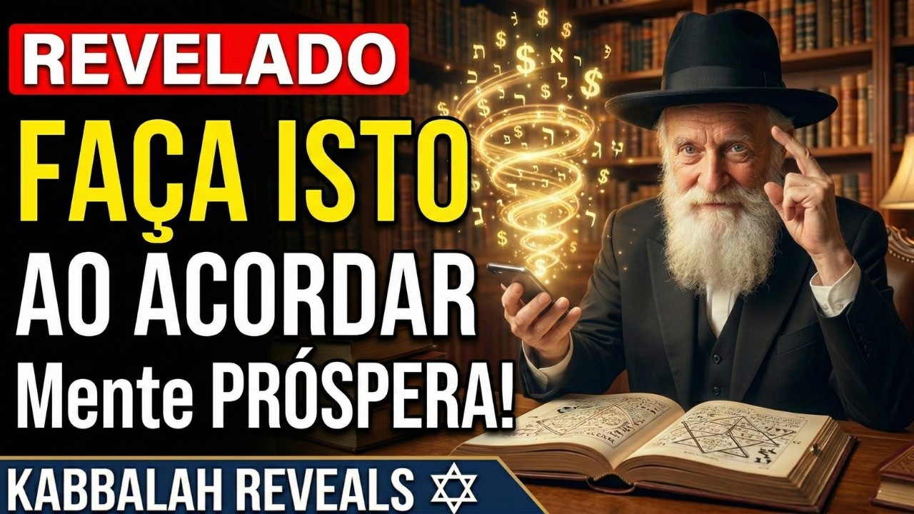 AO ACORDAR: Faça ISSO e reconfigure sua MENTE para RIQUEZA! Segredo Cabalístico