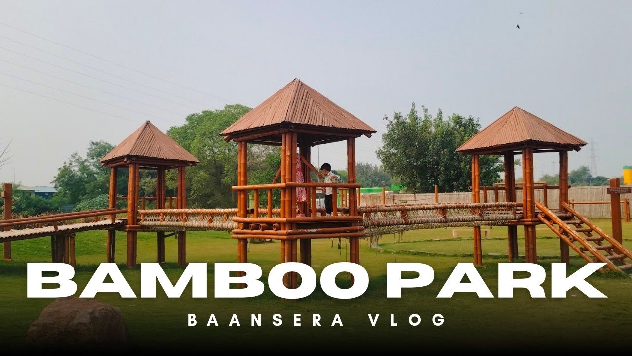 दिल्ली का Bamboo Park! 🎋 | Kids Zone | (BAANSERA VLOG) #aarushvlog