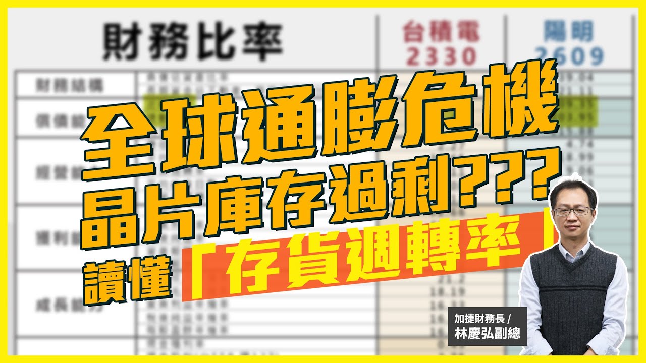 持有半導體股票，存貨週轉率怎麼看？這集告訴你，如何看懂財報上的存貨比率｜償債能力｜存貨週轉率｜財務比率｜財務報表