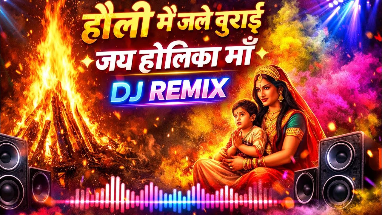 🎧🔥 “होली में जले बुराई – जय होलिका माँ DJ Remix” 🔥🎧#viralhappyHoli #viralsong  #viralHolisongs 