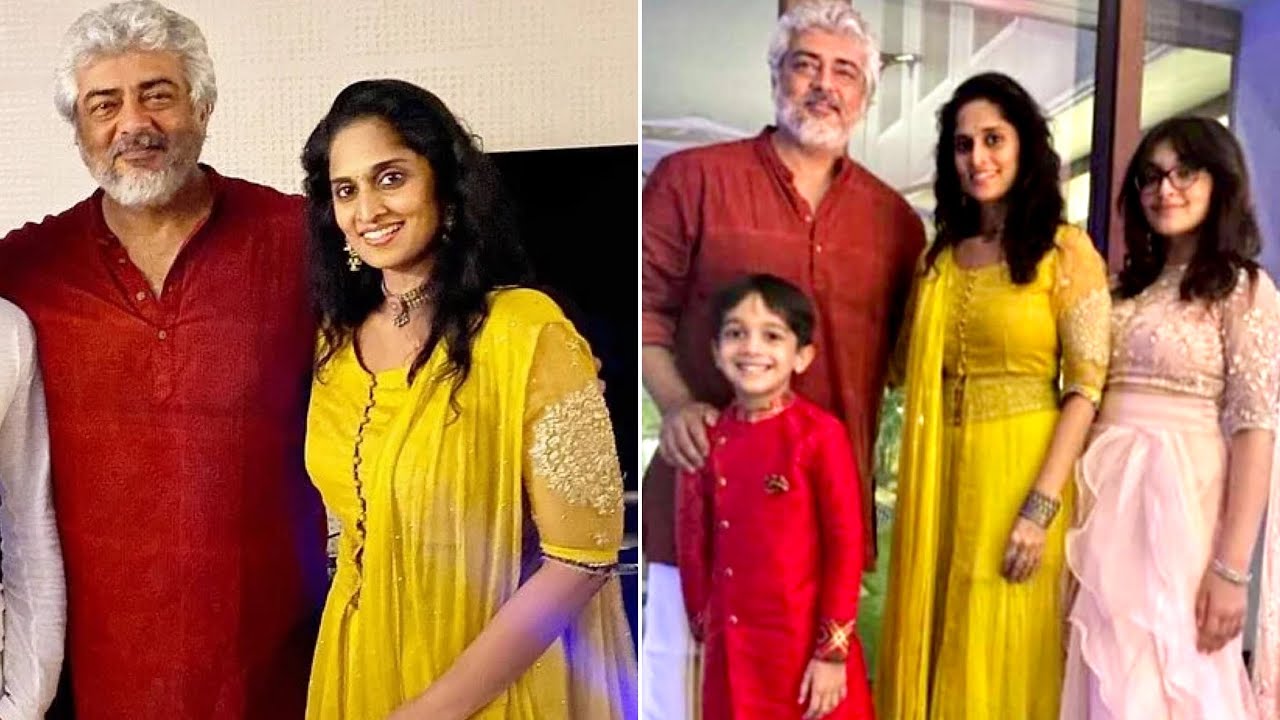 Thala Ajith Diwali 2021💥 Celebration with Family 💖🥰 Shalini, Daughter, Son & Shamlee🎉
