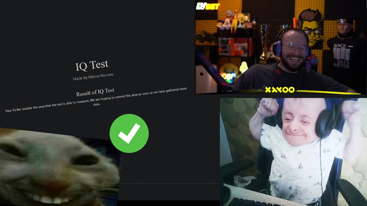 XAYOO OGLĄDA JAK CYPEK ZDAJE TEST IQ