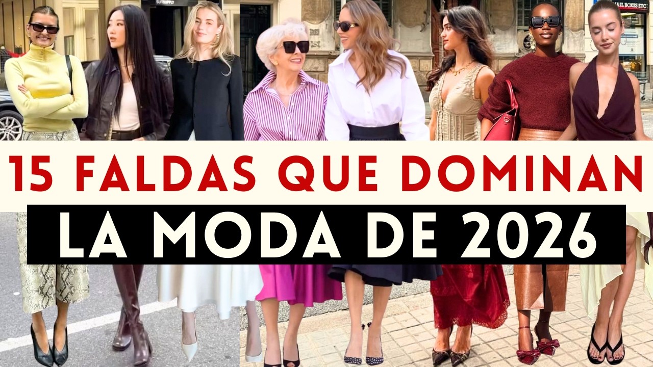 🔴 ¡15 FALDAS tendencia DOMINANDO la moda VERANO 2026! | Mia Moda