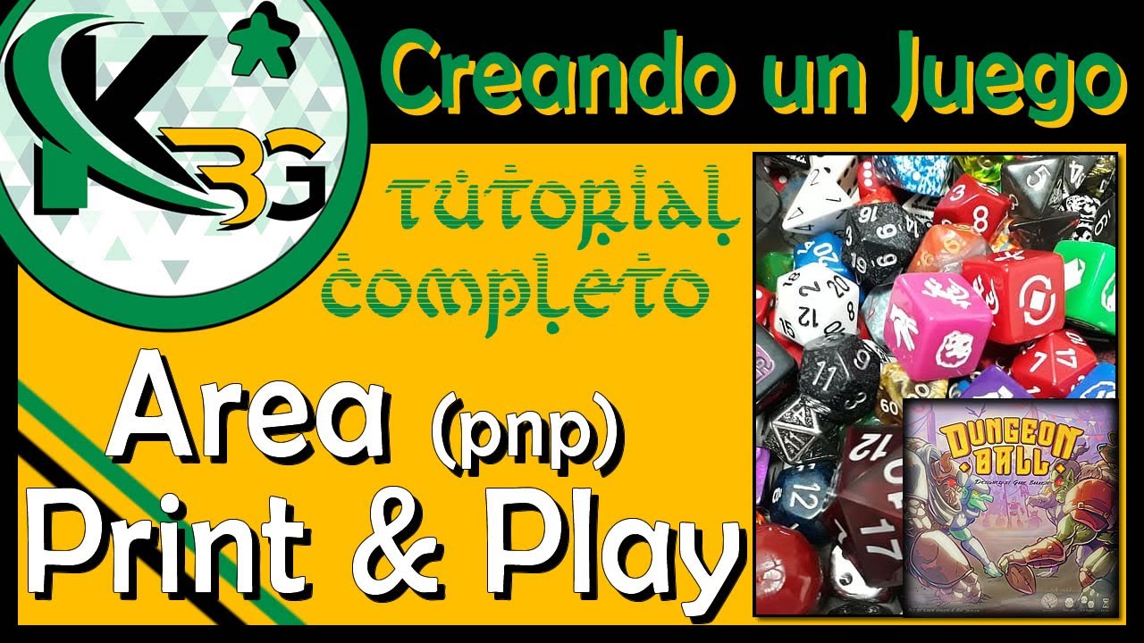 ✂Creando un Juego de Cero✂ |  Tutorial | ✂ Area Print and Play ✂