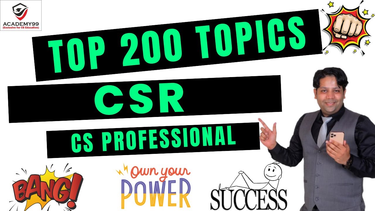 CSR  TOP 200 TOPICS | CSR MARATHON | CS PROFESSIONAL