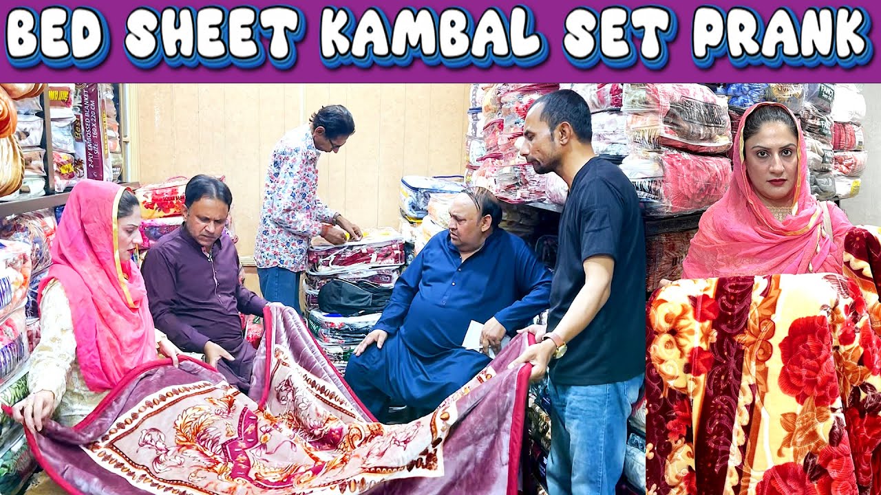 Tasleem Abbas and Soni New || Bed Sheet Kambal Set Prank @TasleemAbbasOfficial