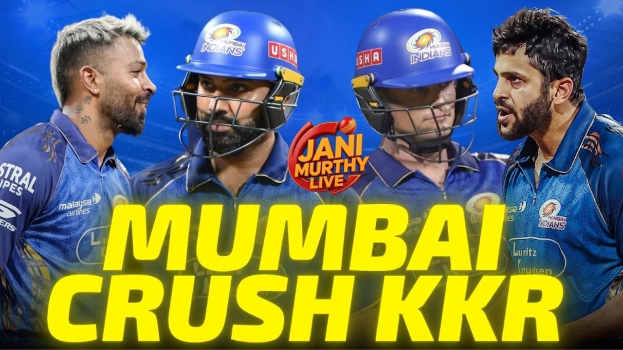 Record breaking Win for Mumbai | RR vs CSK Match Preview | Tata IPL 2026 | Live with Jani🔴