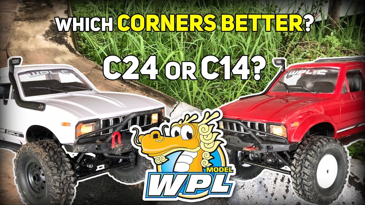 WPL C24 vs WPL C14 | Cornering battle