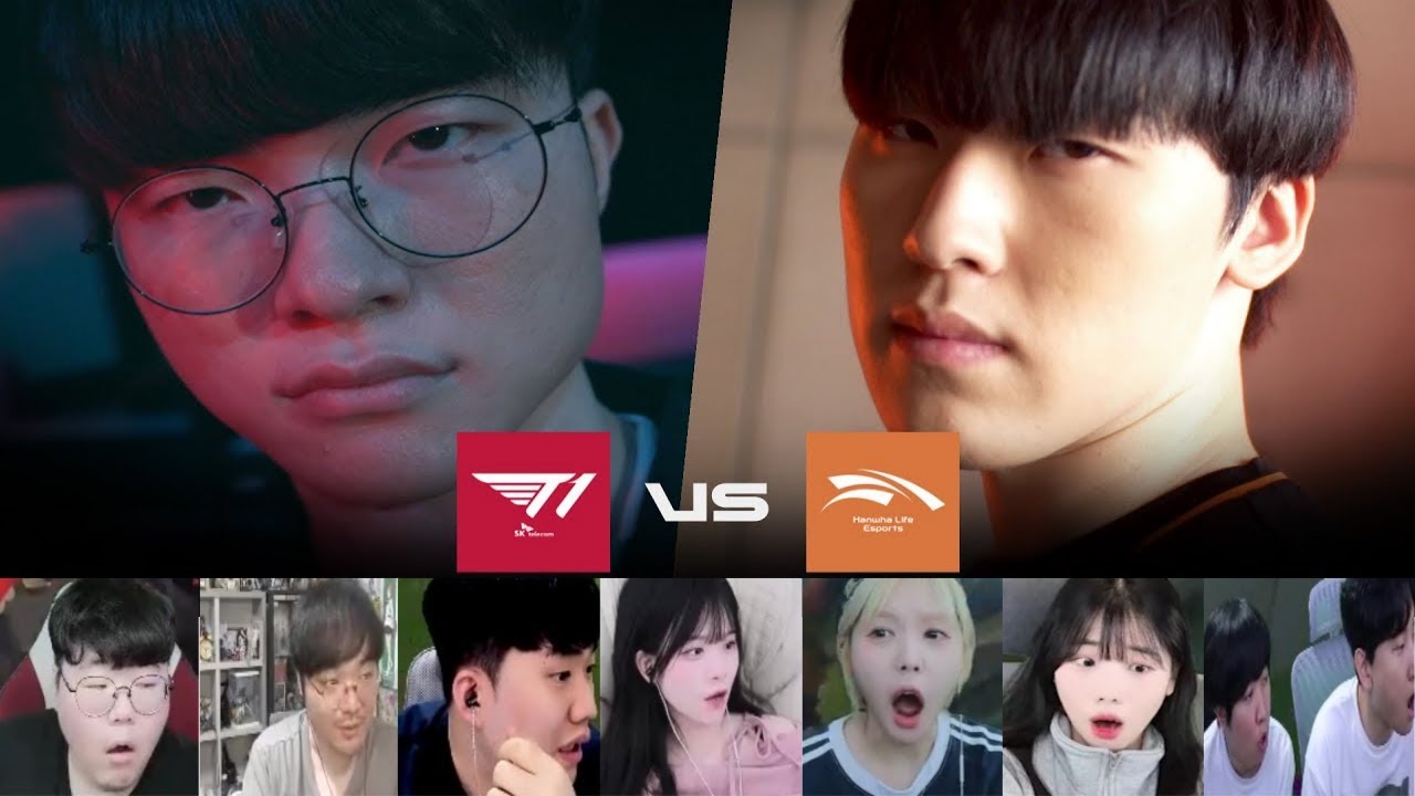 HLE vs. T1 | 3세트 마지막 장면 스트리머 반응 모음ㅣ2024 LCK 서머 스플릿