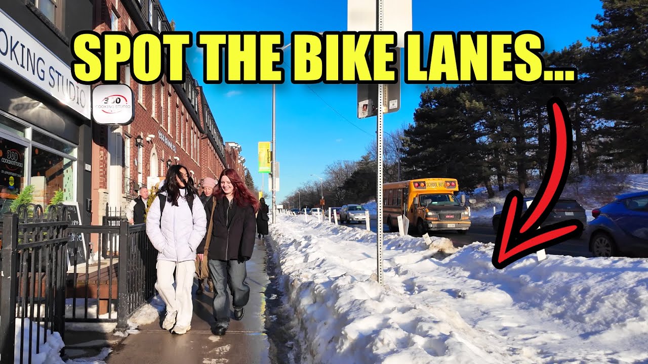 Bloor West Village & DISAPPEARING Bike Lanes | Toronto Walk (Feb 2026)