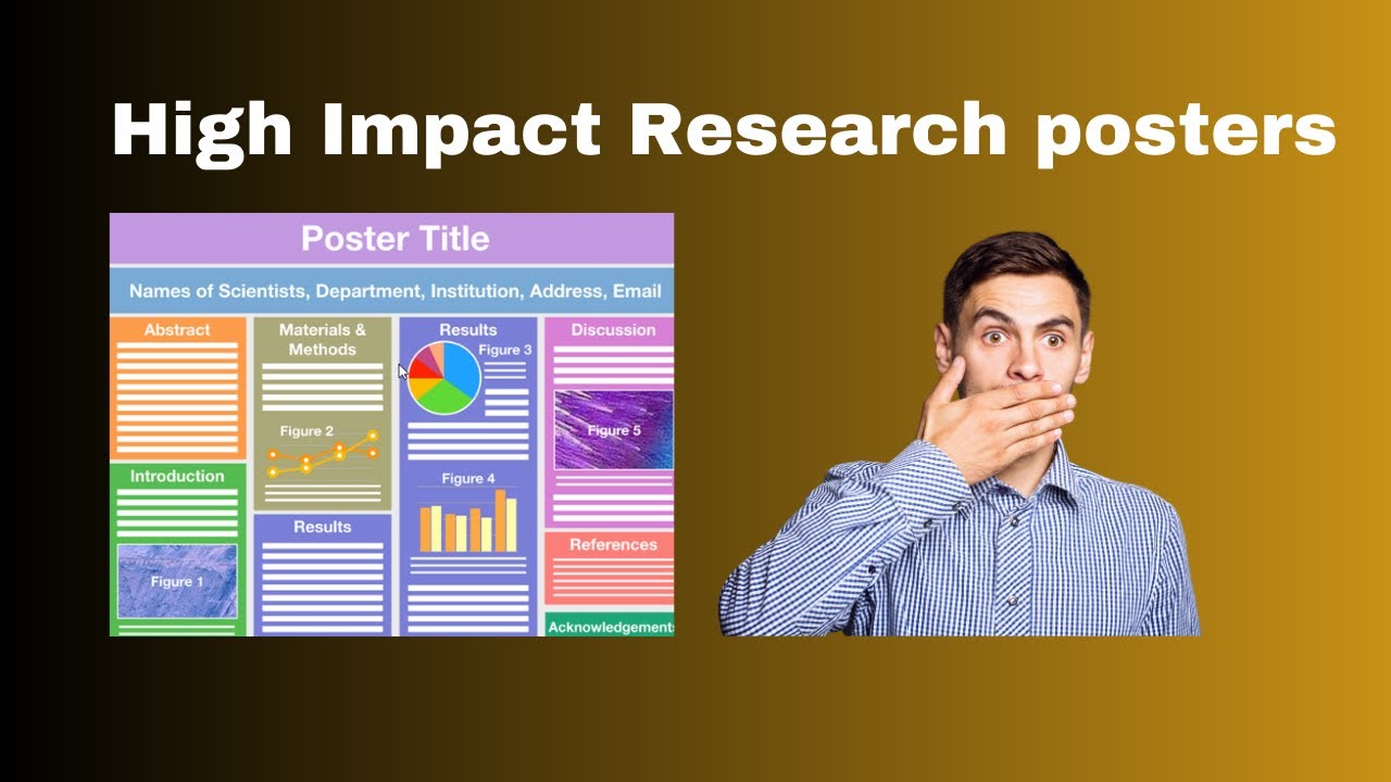 How to make high impact research poster in PowerPoint#posterdesign #researchpublication