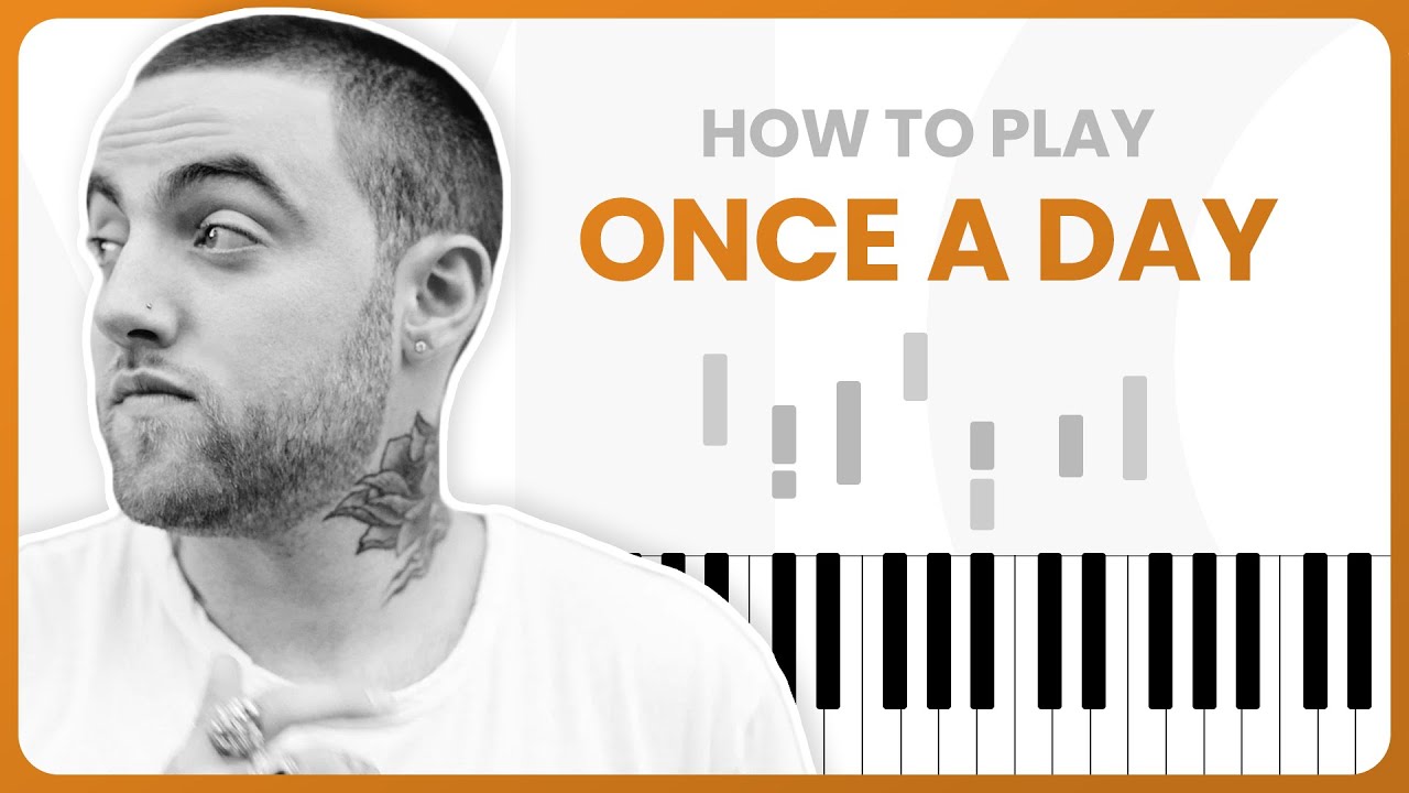 Once A Day - Mac Miller - PIANO TUTORIAL (Part 1)