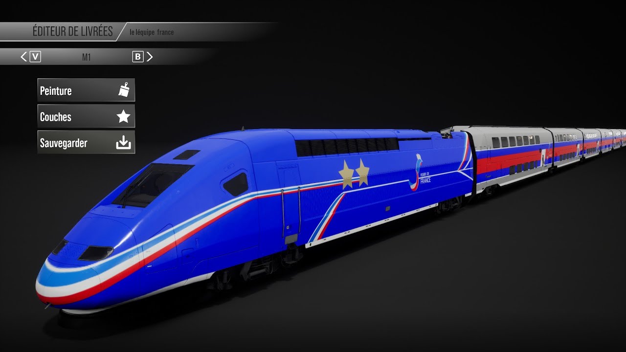 Train Sim World 3 Le TGV équipe de France