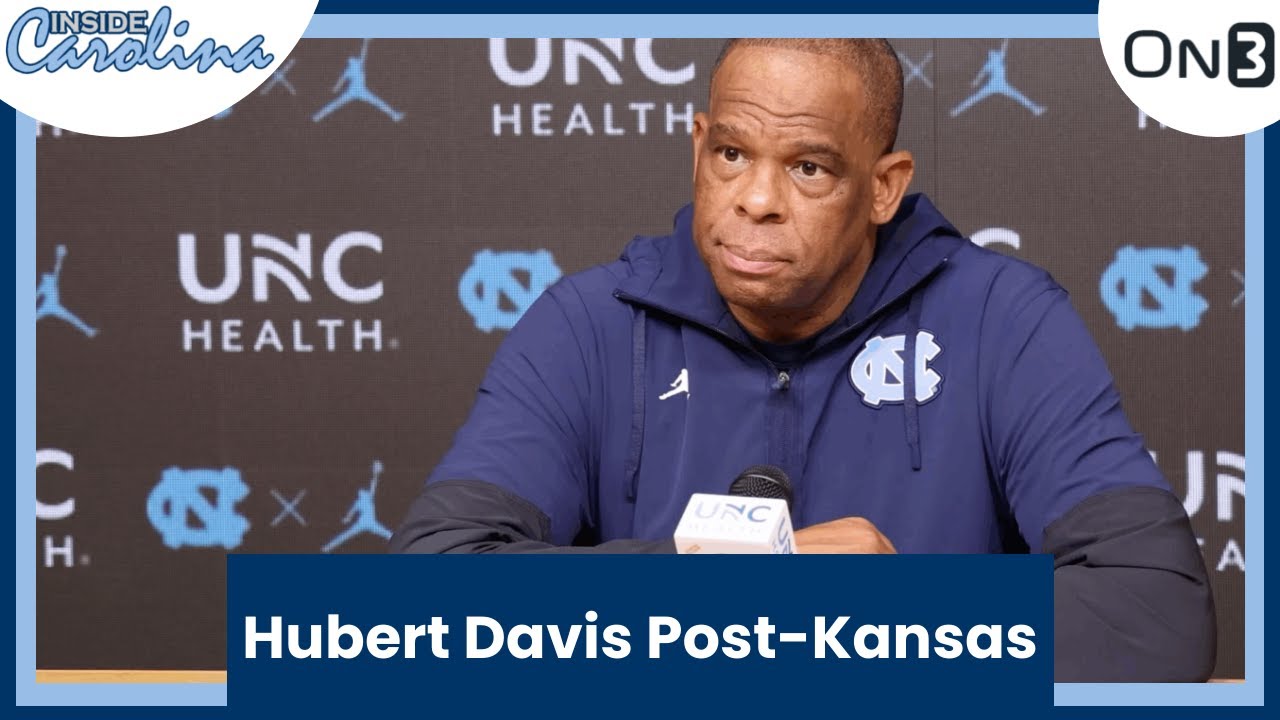 UNC Hubert Davis Post-Kansas Press Conference