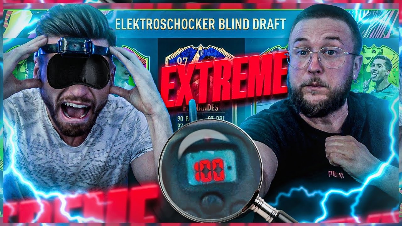 Jetzt wird’s EXTREM.. ⚡️☠️ HARDCORE ELEKTROSCHOCKER Blind Draft Battle 🔥 FIFA 21