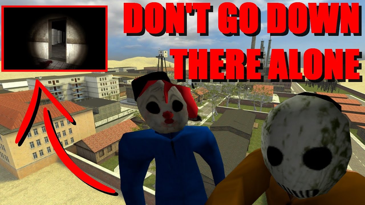 I invited my friend back to the haunted sewers in rp_bangclaw