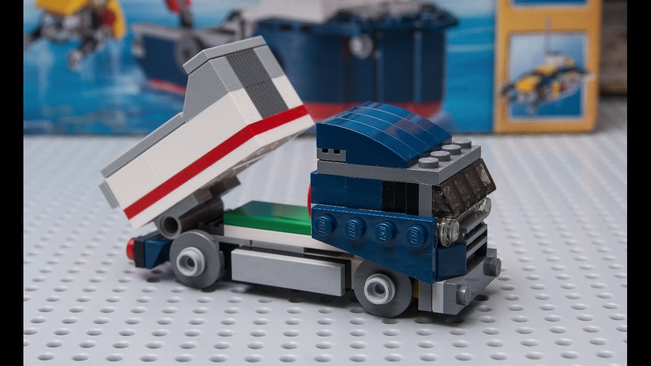 how to build LEGO CREATOR 31045 Dump truck moc! Optimus prime style