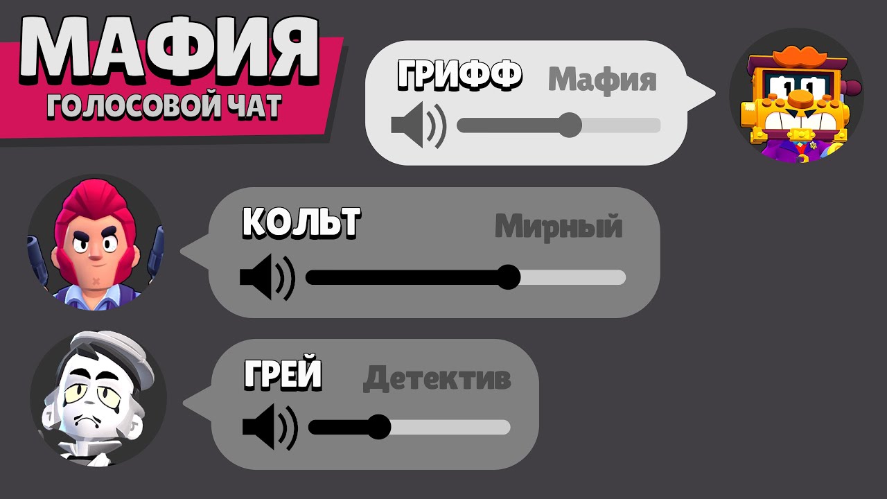 МАФИЯ С БРАВЛЕРАМИ ИЗ БРАВЛ СТАРС В ЧАТЕ!