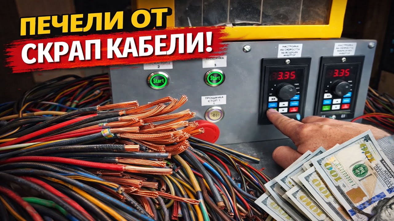 От стари кабели до чиста мед – гранулаторът, който превръща скрапа в печалба!