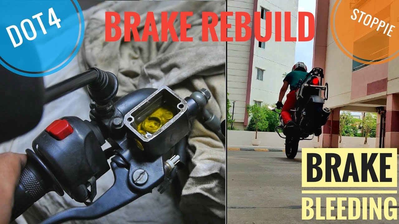 DISK BRAKE BLEEDING ON YAMAHA GLADIATOR | BRAKE PAD REPLACEMENT | MASTER CYLINDER | DOT4 BRAKE FLUID