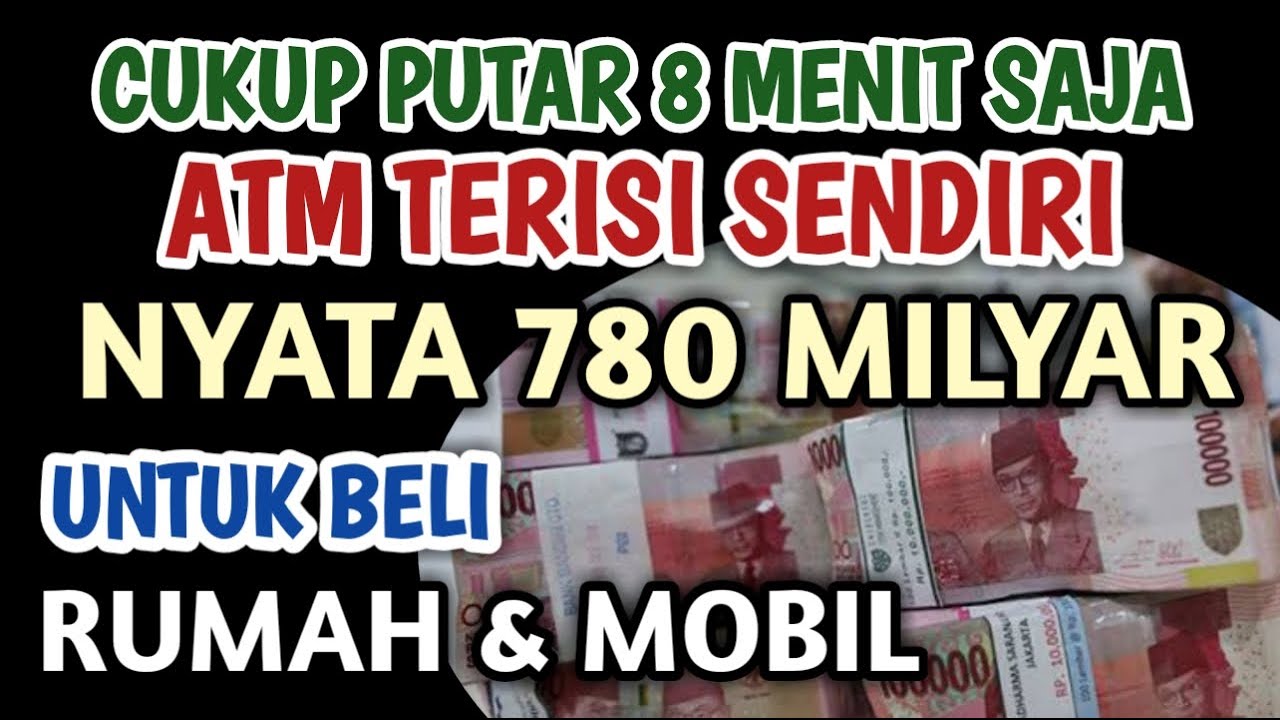 Sungguh Nyata sekali !!! ATM ANDA TERISI SENDIRI 700 MILYAR, Doa Nabi Sulaiman, Doa Kaya Raya