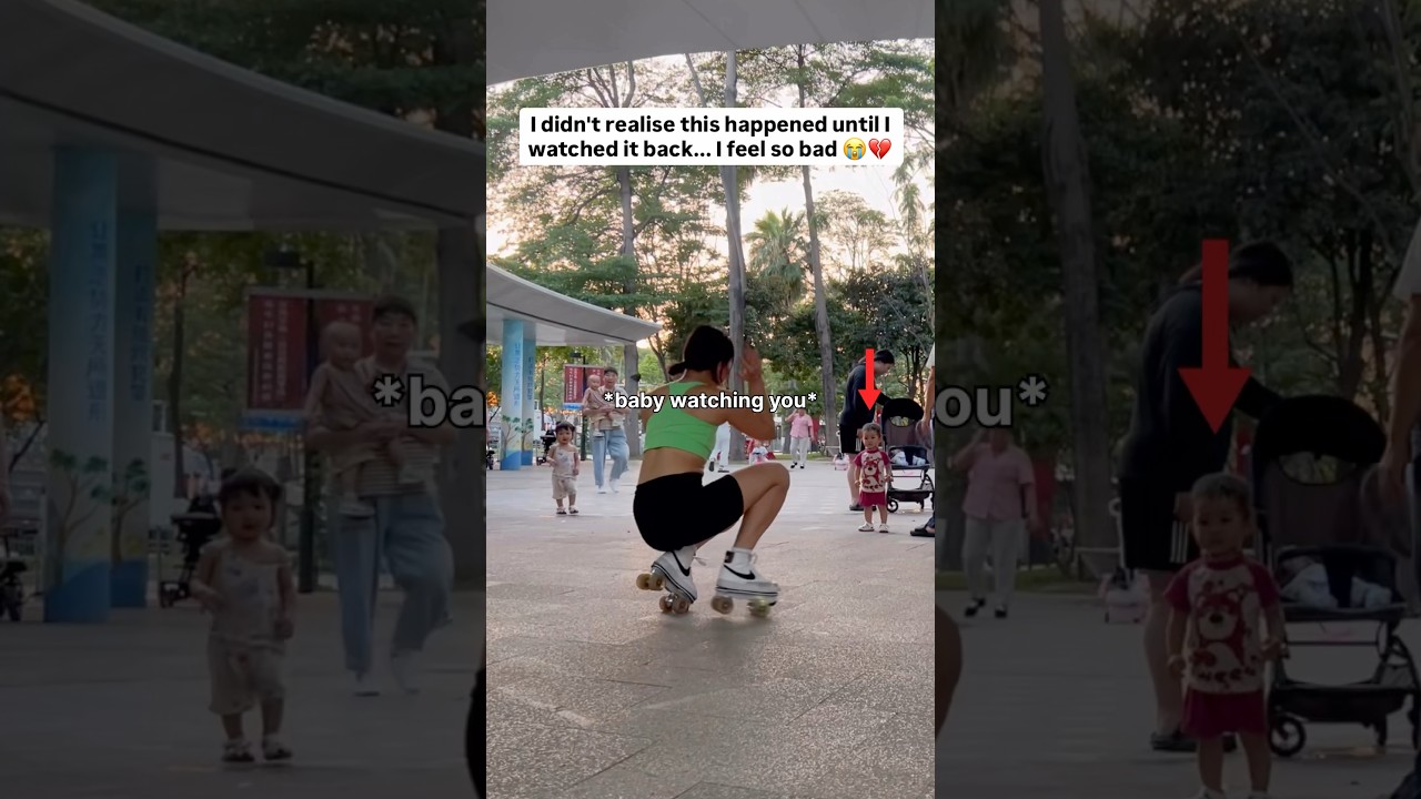 So sorry😭💔 #skate #baby #sad #foryou #fyp #china #skating #trending #rollerskating #public