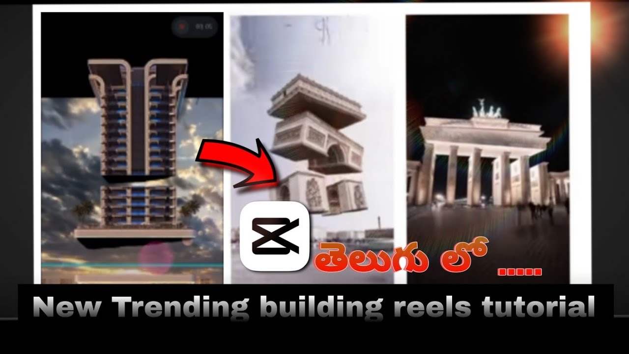 New  building effect in capcut in Telugu ||#ytvideo #capcut #telugu