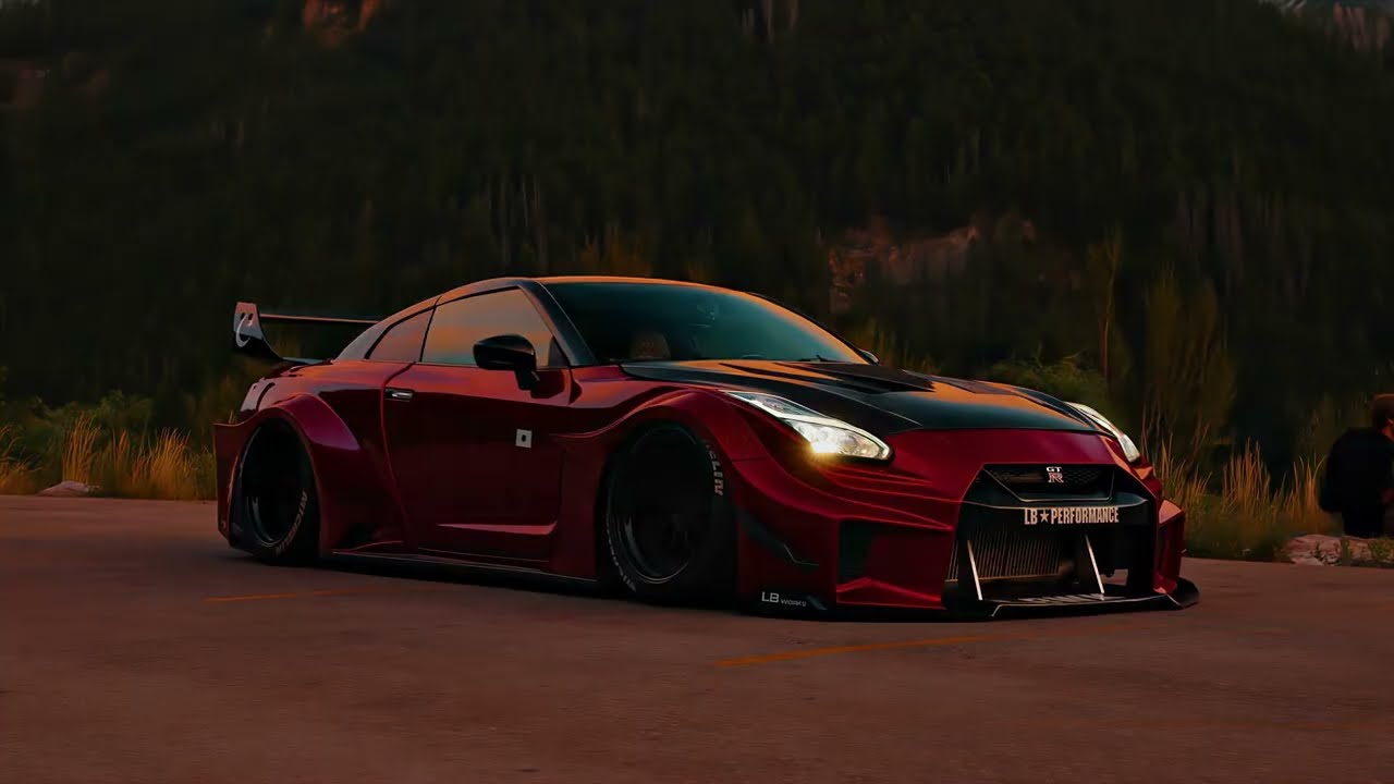 NISSAN GTR R35 CLIPS FOR EDITING 4k
