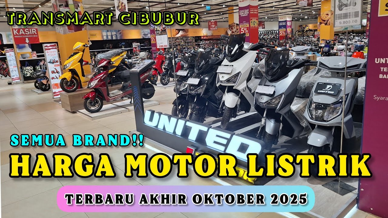 MOTOR LISTRIK HARGA 8,9 JUTA ‼️ REVIEW HARGA MOTOR LISTRIK TERBARU 2025