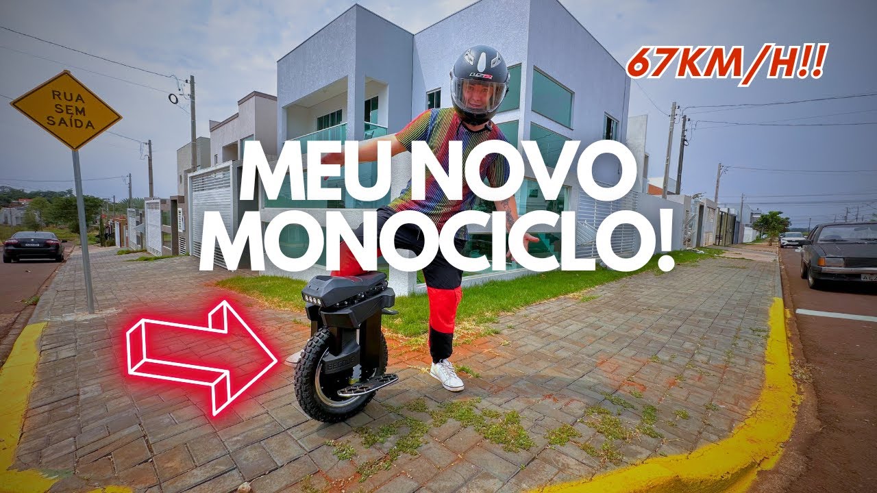 Comprei o monociclo elétrico mais rápido do Brasil! (Unboxing Begode T4)